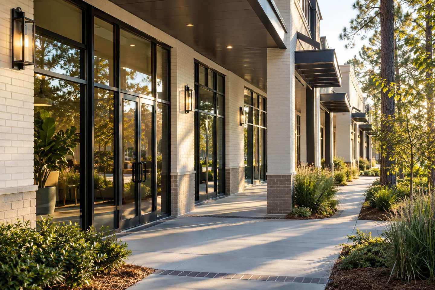 A modern commercial property